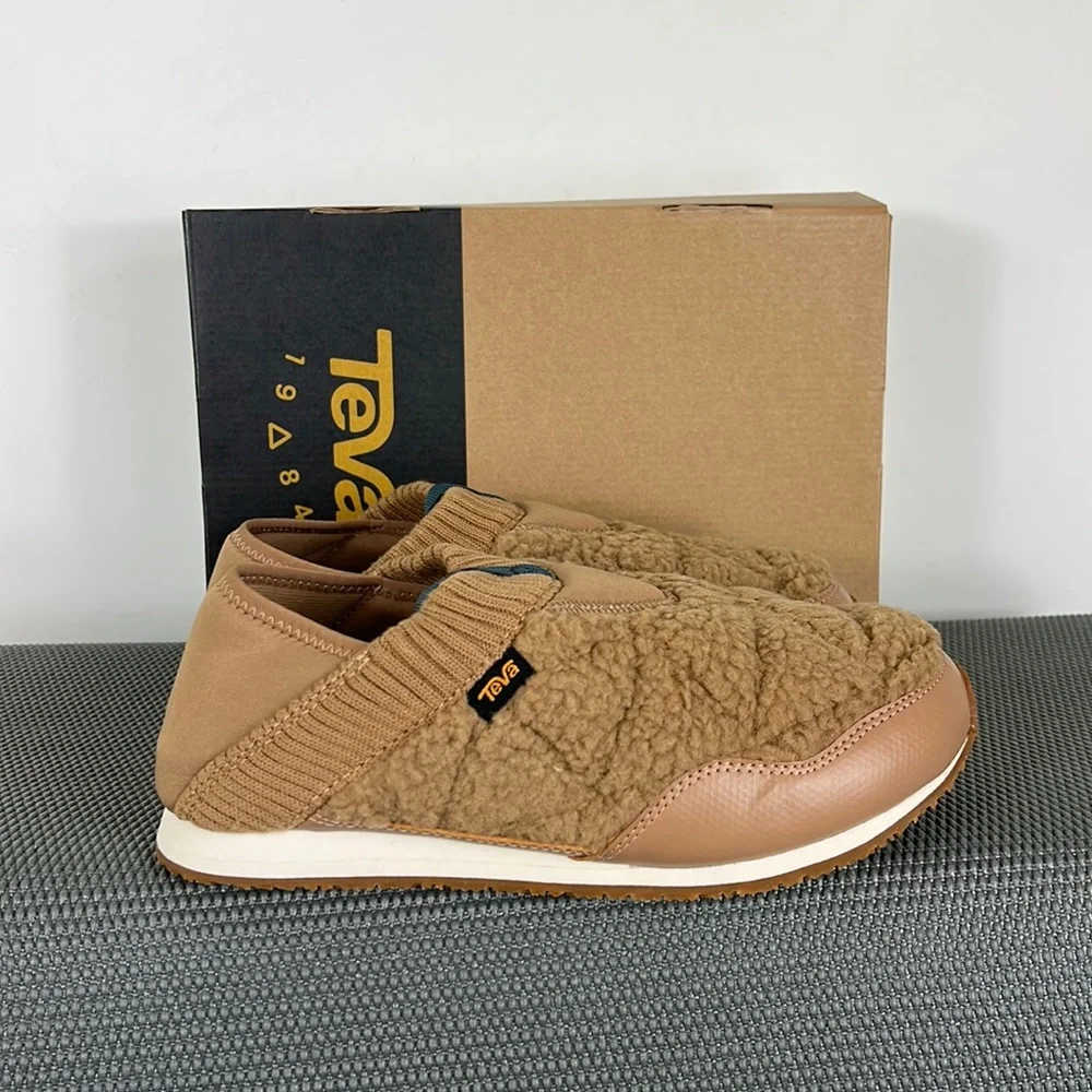 NEW Teva golden yellow re ember moc fleece slipper women’s various sizes